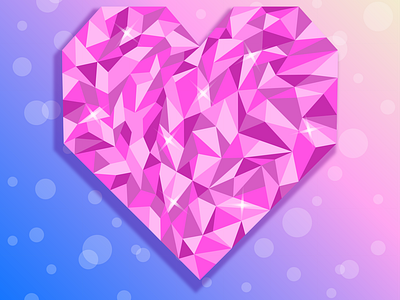 crystal heart