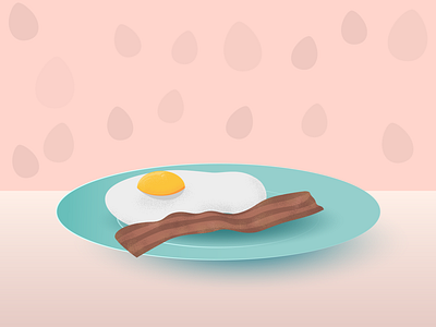Breakfast bacon branding breakfast cafe design egg eggs food illustration stipple stippled vector