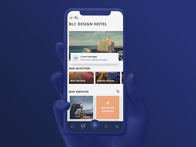 Hotel App app design home hotel hotel app mobile ui