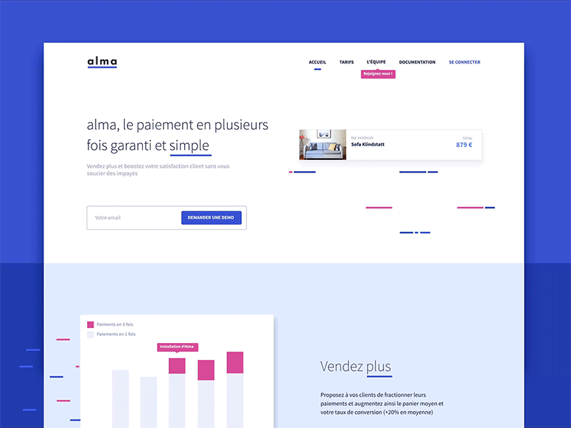 Payment Service Landing Page