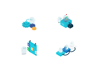 Cute Ghost icons digitalart dribbble icons iconset illustration illustrator popular product sketch startup tech ui uidesign vector website