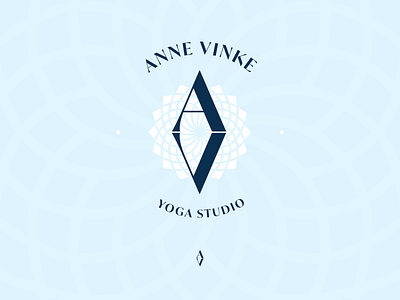 Anne Vinke | Logo badge badge logo badgedesign design graphicdesign logo logo design vector yoga logo yoga studio