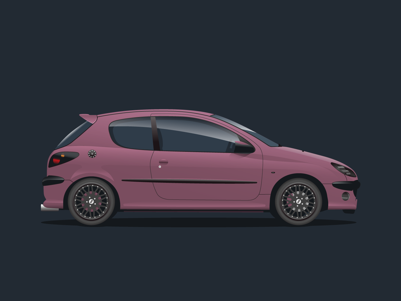 Peugeot 206 by BANDİT DESİGN on Dribbble