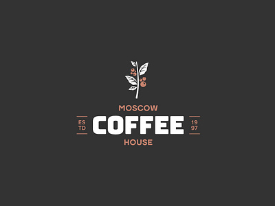 Moscow Coffee House branding cafe coffee graphicdesign logo vector