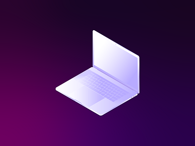 MacBook Pro | Isometric Illustration adobe illustrator apple design gradient graphicdesign illustration isometric isometric illustration isometry vector