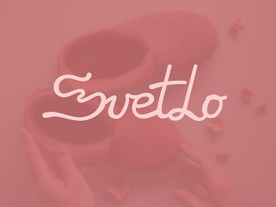 SvetLo branding felting logo graphic design lettering lettering logotype logo logo design svetlo typography logo