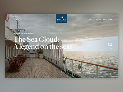 Seacloud Stage #01 adventure explore luxury modules stage travel website