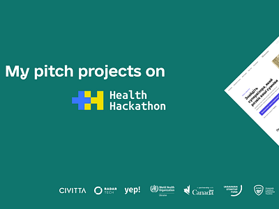 My pitch projects on HealthHackathon 2022