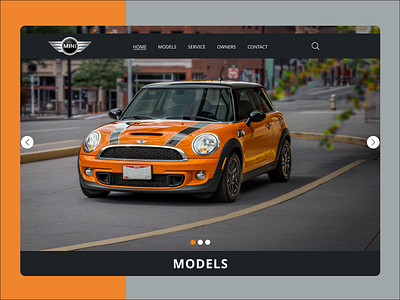 Mini Cooper design designsite designwebsite figma site design ui ux uxui design uxuidesign uxuidesigner web website design