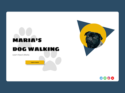 Dogs walking-hotel design designsite designwebsite figma site design ui ux uxuidesign uxuidesigner website design