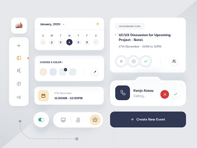 Little IU Kit khovrenkojr mobiledesign uikit uiux uiuxdesign