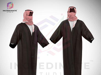 Shaikh Men Dress 3d animation arabicoutfit assetsmodelling branding gameassets graphic design motion graphics photography redshift