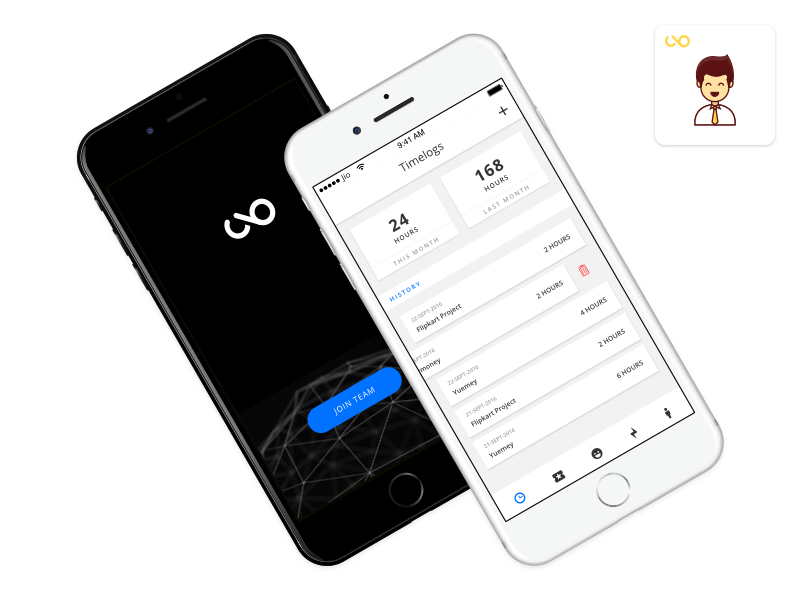 Codebrahma Employee Application UI - Sketch Freebie management employee codebrahma iphone7 sketch freebie