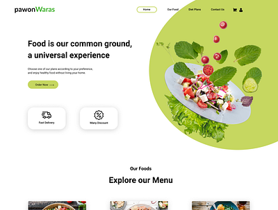healthy web awesome design green healthy healthyfood nature uidesign vegetables web web design website