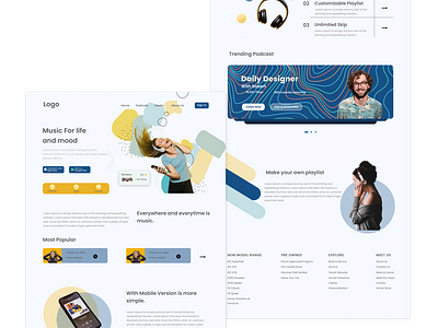 Landing Page Music