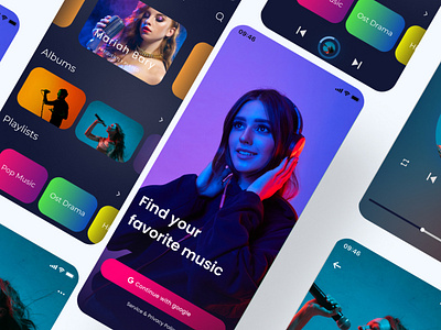 Music Apps apps exploration joox listening mobile music spotify uidesign uiux