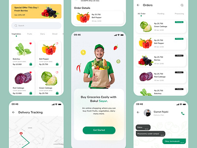 App Design Bakul Sayur Groceries appdesign bakulsayur groceries groceriesmobile mobile trending uidesign uiinspiration uiinspirations uiux