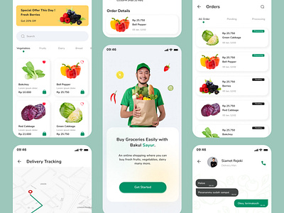 App Design Bakul Sayur Groceries appdesign bakulsayur groceries groceriesmobile mobile trending uidesign uiinspiration uiinspirations uiux