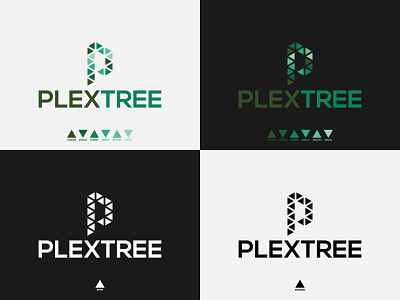 PLEXTREE Logo branding design flat icon illustrator logo minimal vector