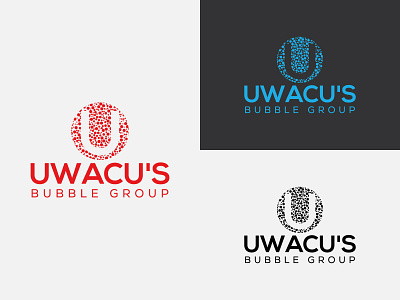 UWACU'S Logo art branding design flat icon illustrator logo minimal typography vector