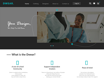 Redesign of Fashion wear website