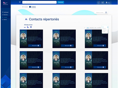 CRM BtoB App crm design uiux