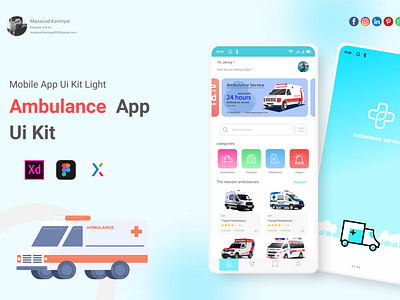 Ambulance  App Ui Kit