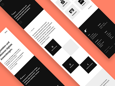 ID.on – Smartphone – Redesign Exploration agency bold clean company header interface design minimal mobile monochrome products smartphone typography ui ux webdesign website writing