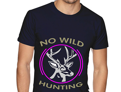 No wild hunting t-shirt design best t shirt design bike t shirt design creative t shirt design creative tshirt design graphic tshirt design illustration nurse t shirt design t shirt illustration