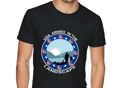 USA Army t-shirt design