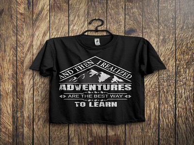 Adventure t shirt design