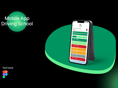 Driving School App app app design app ui driving school school