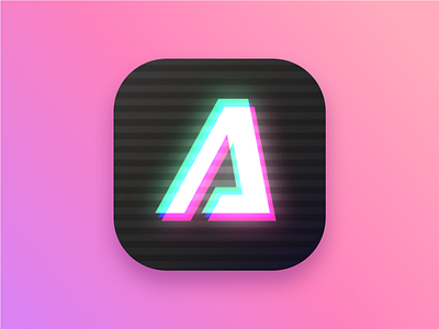 Arena iOS Icon 80s app arena design icon ios iphone neon retro