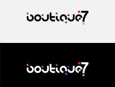 "Boutique" Brand identity and Typography Logo design brand identity branding logo logo design monogram typogaphy typogr