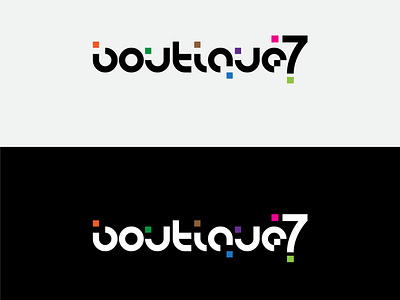 "Boutique" Brand identity and Typography Logo design