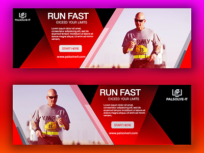 fitness web banner design