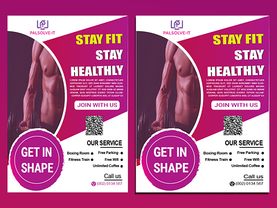 fitness Flyer design design facebook cover fitness flayer design flyer designs google ad banner graphic design linked banner post design product design youtube banner