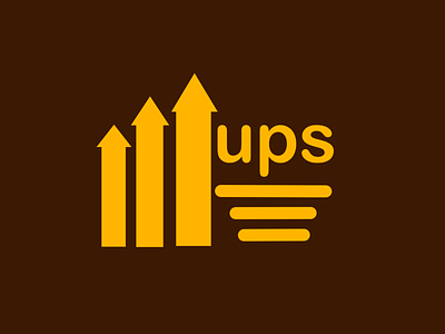 UPS rebrand #2 branding logo