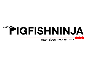 PigFishNinja logo affinity branding design icon logo vector