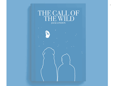 THE CALL OF THE WILD: book cover design illustration