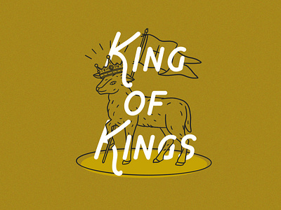 King of Kings art branding creative design drawing graphic design jesus kingofkings photoshop procreate procreate art series art sermon art sermon graphic sermon series vector