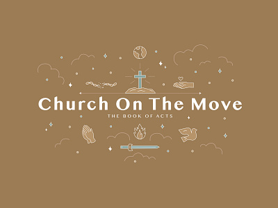 Church on the Move church design creative design graphic design graphics illustration illustration art illustrator jesus photoshop series art sermon art sermon series