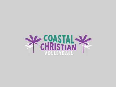 Coastal Christian Volleyball T-Shirt Concept