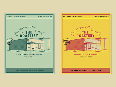 The Roastery coffee coffee poster coffee shop creative design good purpose graphic design graphics illustration jesus north carolina photoshop poster poster graphic roastery wilmington