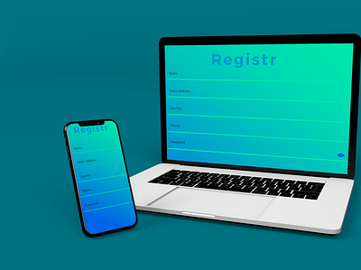 register account design