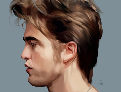 Robert Pattinson design graphic design illustration портрет