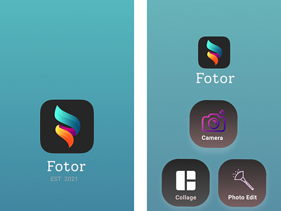 Fotor - Photo Editor App apdesign app appdesign design editor editorapp illustration logo mobile ui ui uidesign
