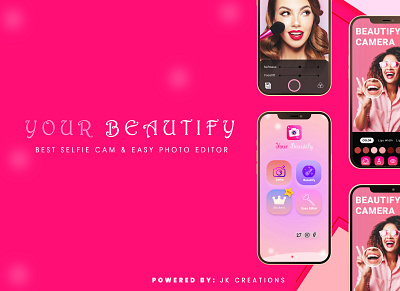 Your Beautify app design mobile ui