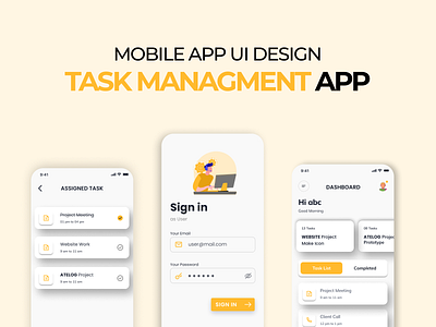 Mobile App UI Design