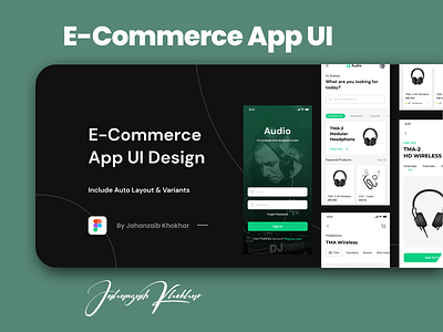E-Commerce App UI app appdesign branding design mobile ui ui ux